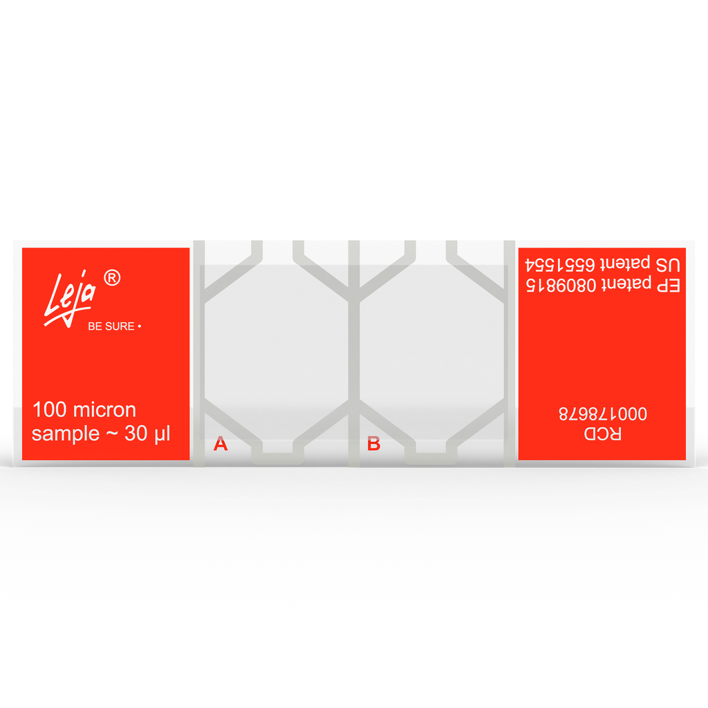 Leja Slides - 100 μm - 2 chambers (25x) - Toxicology