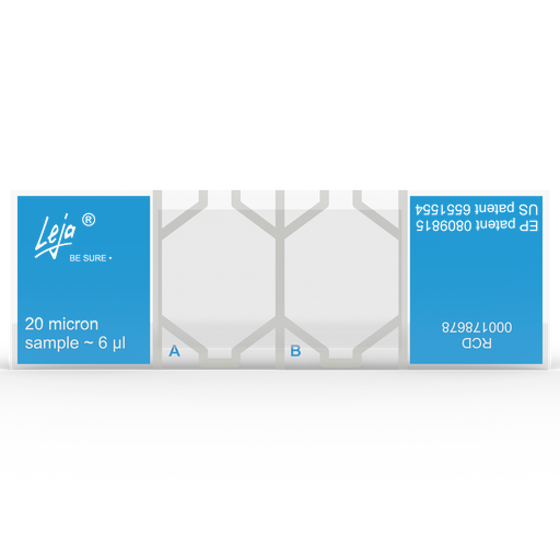 [20.02.25.B] Leja Slides - 20 μm - 2 chambers (25x)