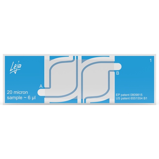 [20.02.25.C] Leja Slides - 20 μm - 2 chambers (25x) (lateral)